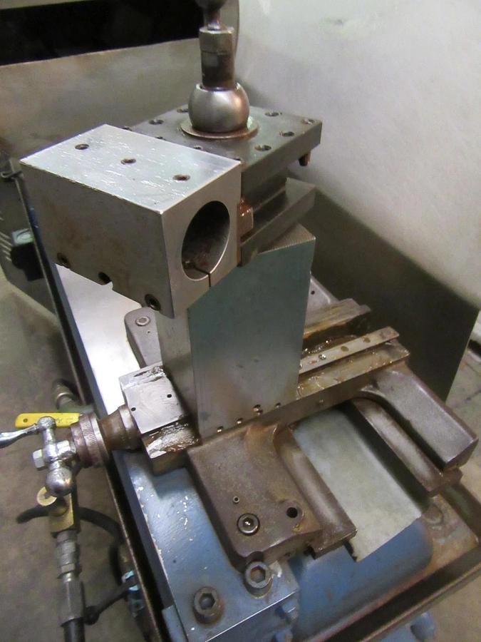 Used 3/4" THROUGH HOLE 8" SWING LATHE CUSTOM AIR FEED 6 JAW UNIVERSAL CHUCK 3/4 HP