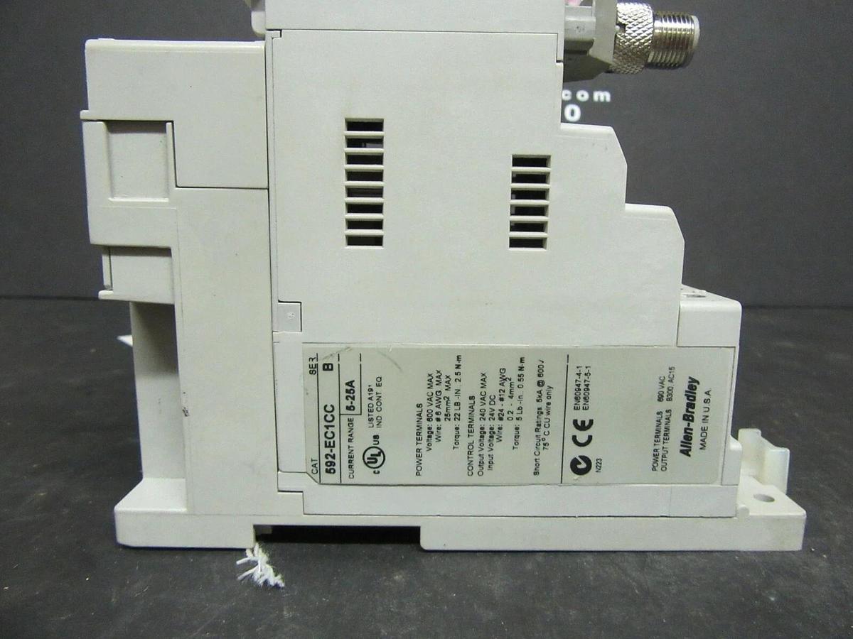 Used ALLEN BRADLEY SOLID STATE RELAY OVERLOAD 592-EC1CC SER. B 5-25 AMP **WARRANTY!**