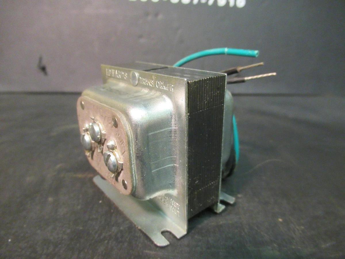 EDWARDS / GENERAL SIGNAL CONTROL TRANSFORMER CAT# 596 120 VAC PRI 6/12/18 VAC