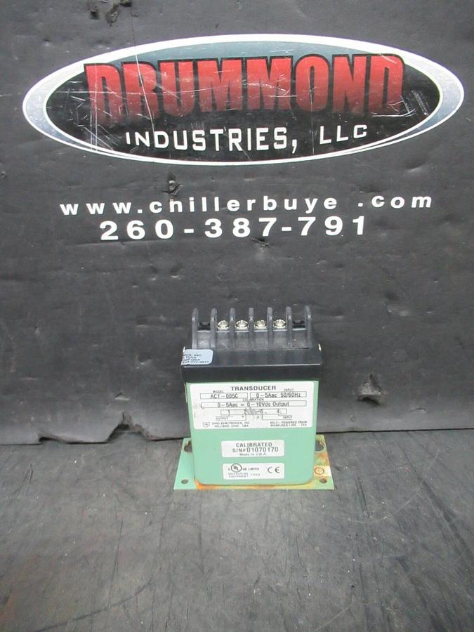 Used OHIO ELECTRONICS CURRENT TRANSDUCER ACT-005C 0-5 AAC 50/60 HZ FLEX-CORE