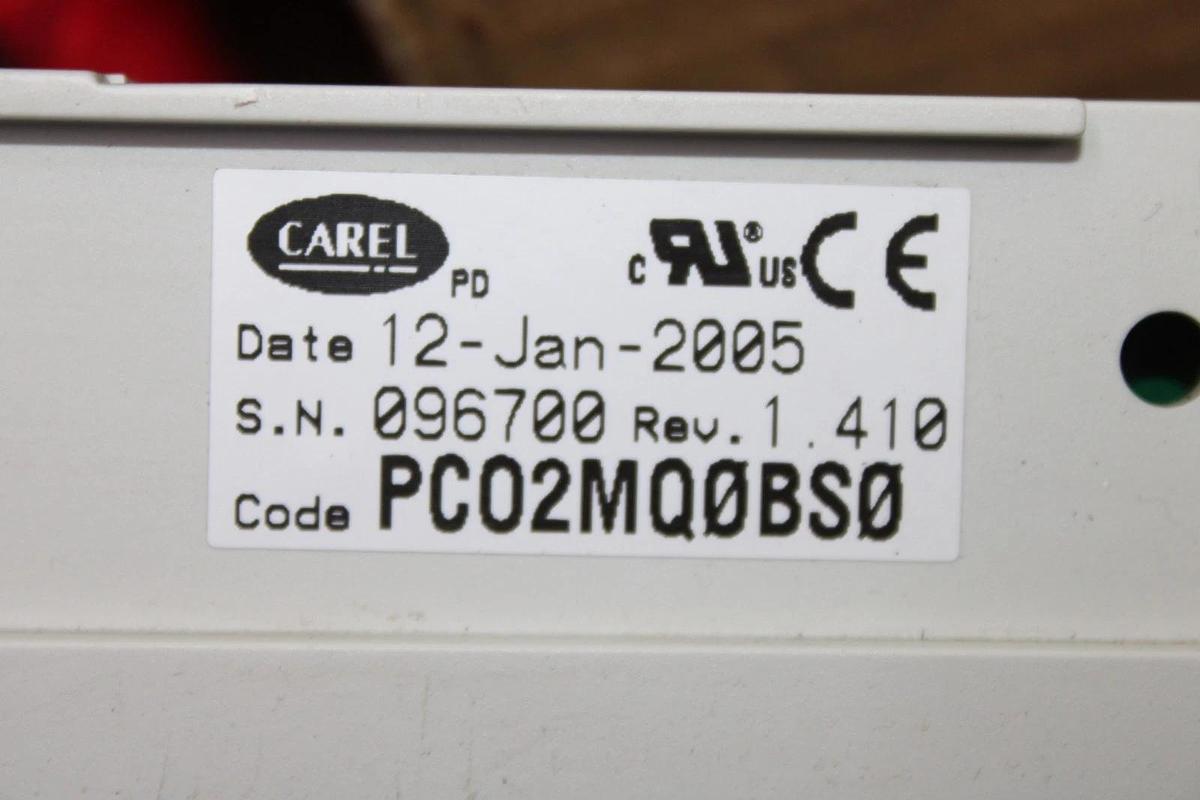 Used MCQUAY CAREL MICROTECH II CHILLER CONTROL INTERFACE PCO2MQ0BS0 REV. 1.410