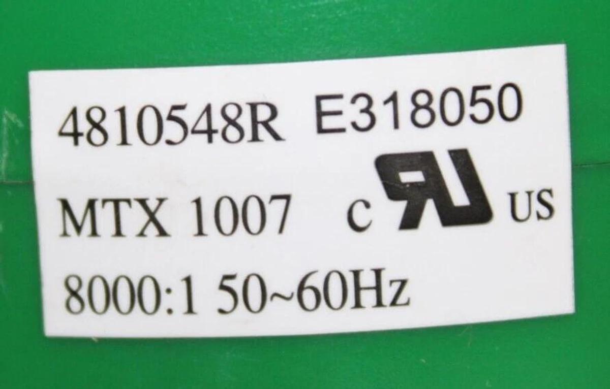 Used MINNTRONIX CURRENT TRANSFORMER 4810548R 8000:1 50-60HZ MTX-1007 E318050
