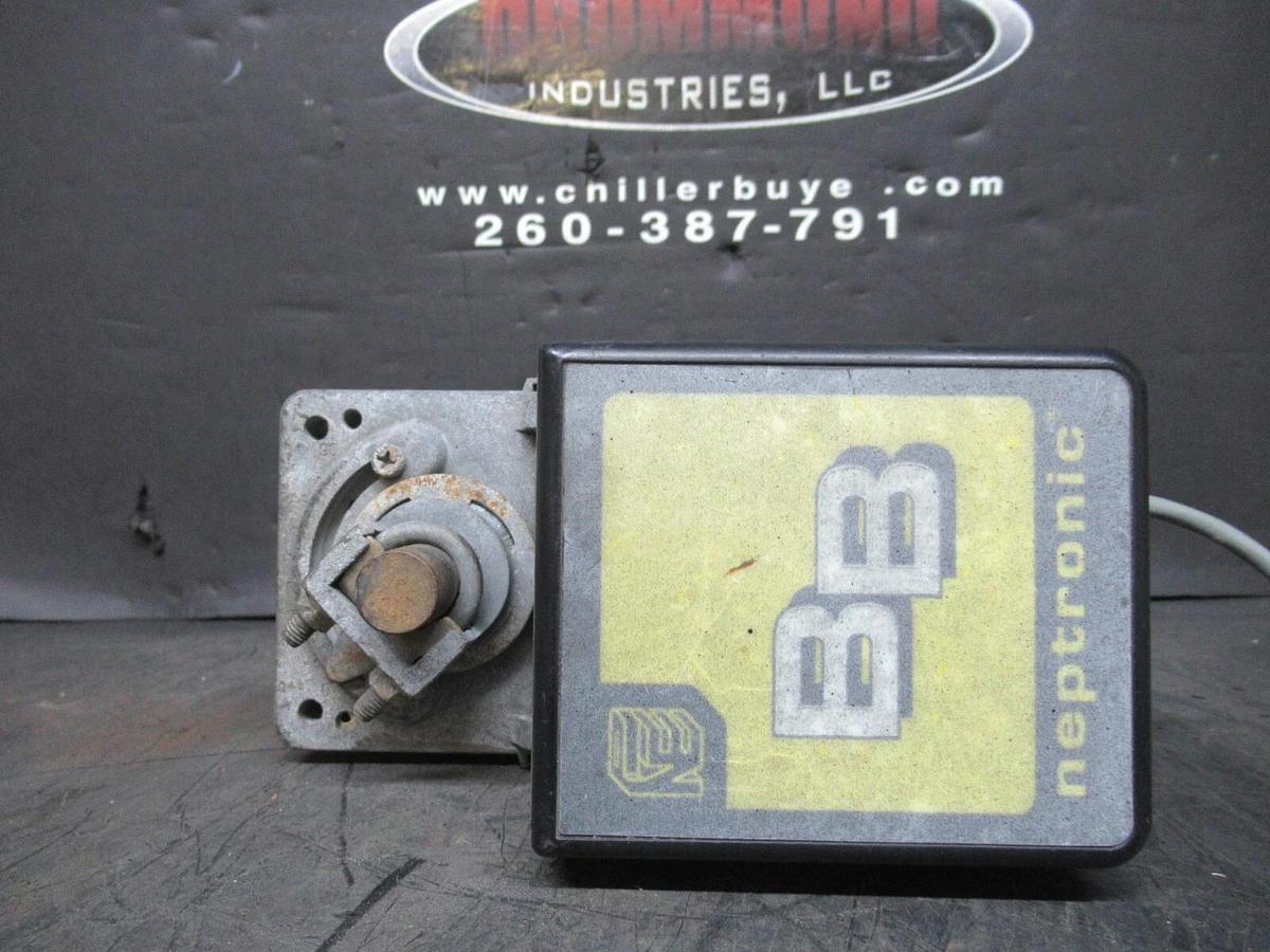 Used NEPTRONIC ACTUATOR BBMF2000F 24 VAC 15 VA 35 IN/LB W/ 6BV-A VALVE 501203 1.5 NPT