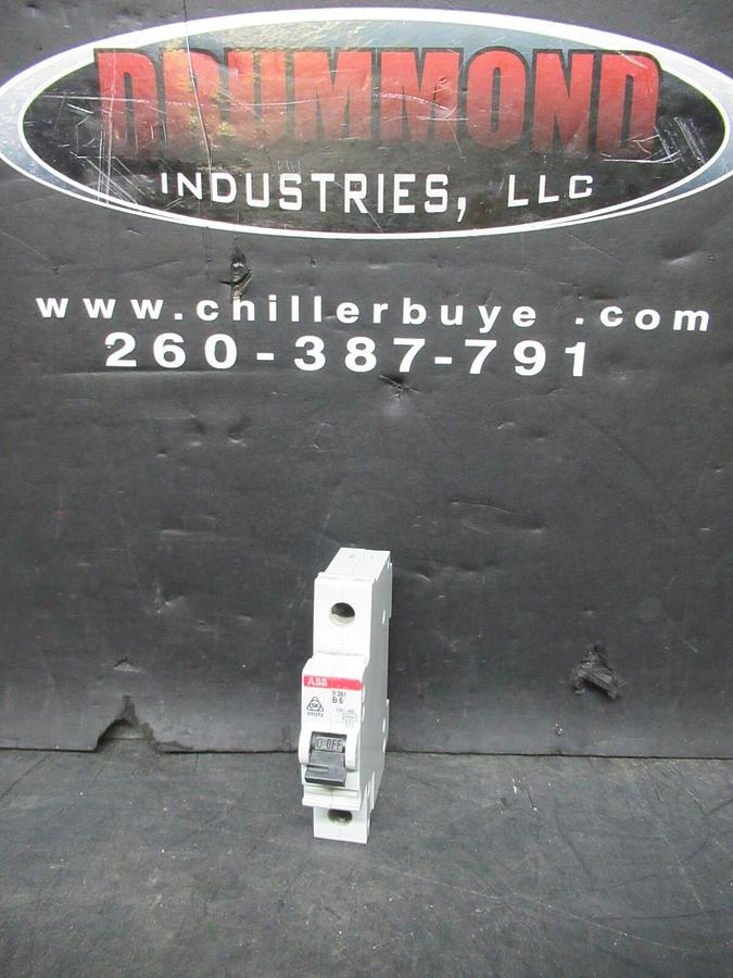 Used ABB CIRCUIT BREAKER S-261-B6 6 AMP 230-400 VAC **WARRANTY INCLUDED**
