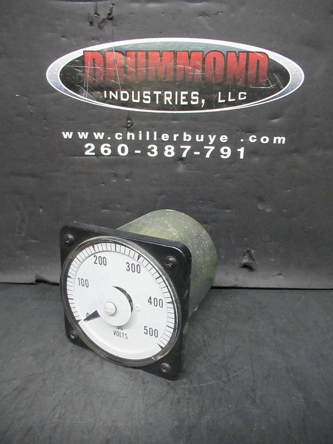 Used YOKOGAWA / BROWNELL ELECTRO DC VOLT METER 500 MAX 103011SFSF / 136-301-250