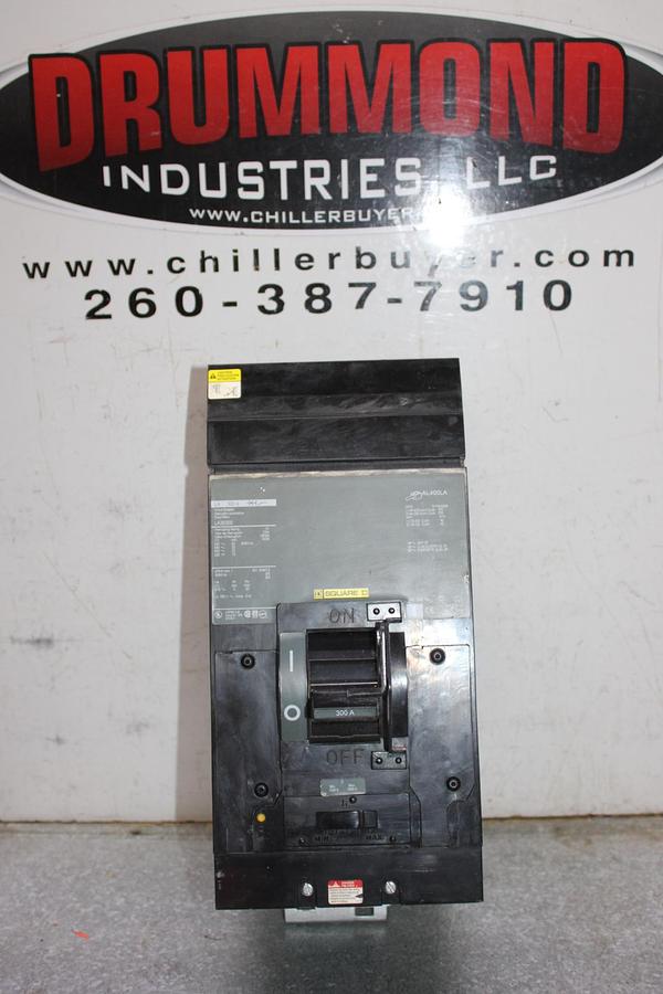 Used SQUARE D POWERPACT I-LINE CIRCUIT BREAKER LDA36600U31X 600 AMP 600 VAC 3-POLE