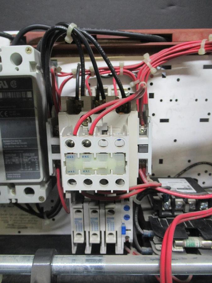 Used CUTLER HAMMER MOTOR STARTER CONTROL BUCKET MODEL: 2100 12" NEMA SIZE 1 7 AMP