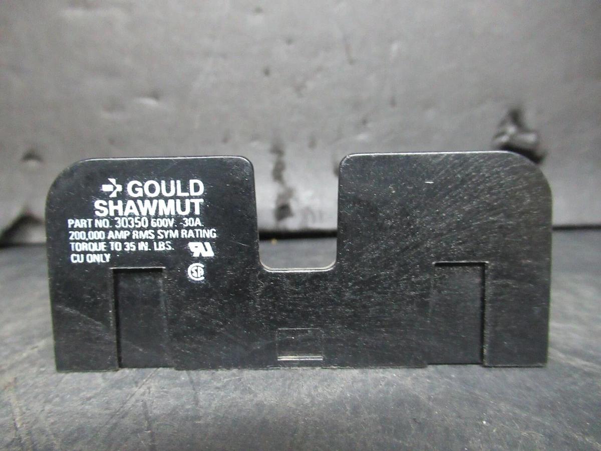 Used (3) GOULD SHAWMUT SINGLE POLE 30350 30 AMP 600 VOLT **WARRANTY INLCLUDED**