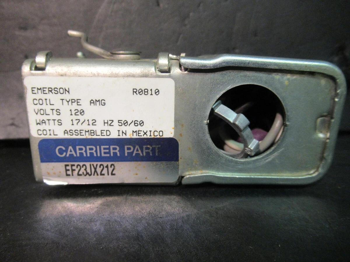 Used CARRIER GENERAL PURPOSE VALVE EFJX212 120 VOLT - 17 WATT - 300 PSI **WARRANTY**