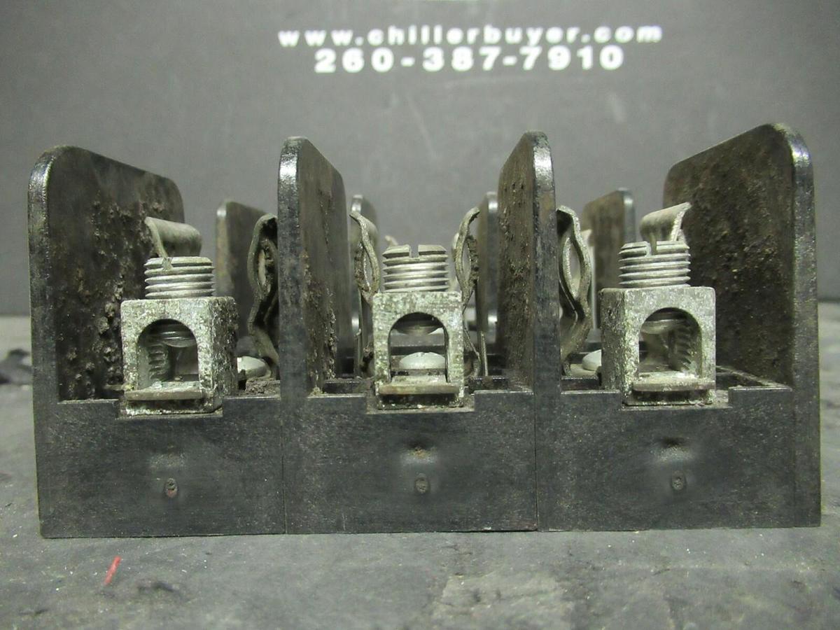 Used LOT OF 2 GOULD SHAWMUT FUSE HOLDER 20608 FOR 60 AMP 250 V FUSES **WARRANTY**