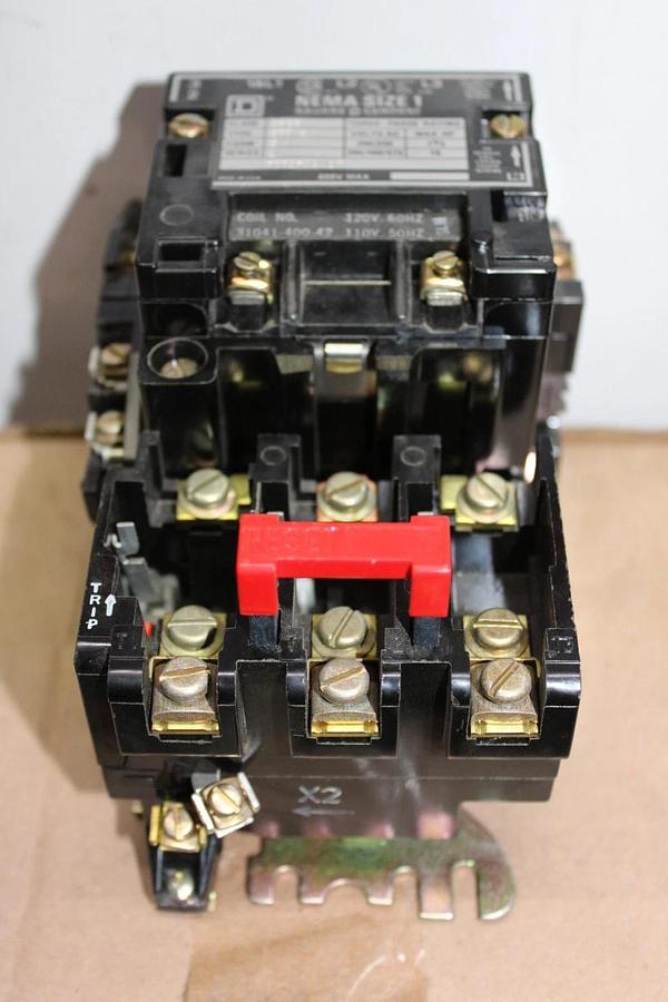 Used SQUARE D NEMA STARTER 8536-SCO3 NEMA 1 600 VAC 3-PHASE 10 HP **WARRANTY**
