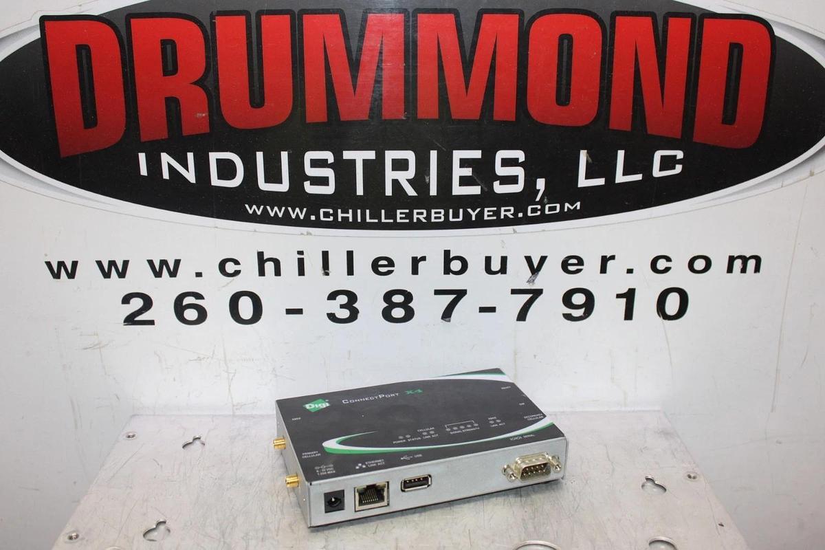 Used DIGI CONNECT PORT X4 WAN ROUTER 50001513-24 30 VDC 1.25 AMP 95011987-A