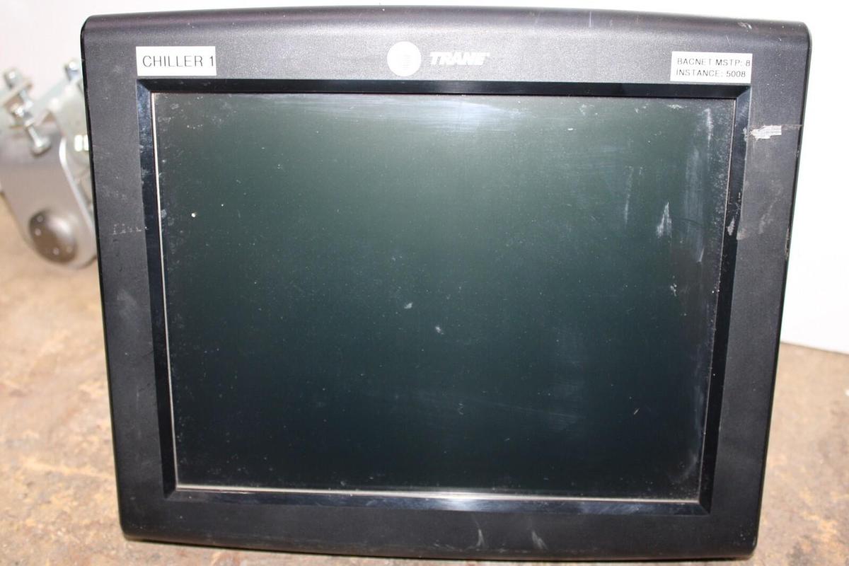 Used TRANE ADAPTIVIEW CHILLER TOUCH DISPLAY X13760326050 REV. N 24V W/ ARM