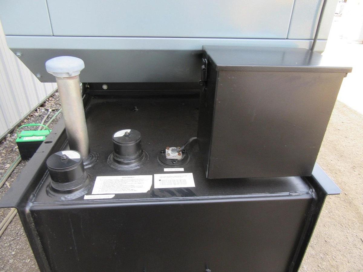 Used 48 KW DIESEL GENERATOR GENERAC 120/240 VOLT 393 HRS SOUND ENCLOSED VIDEO 50 KW