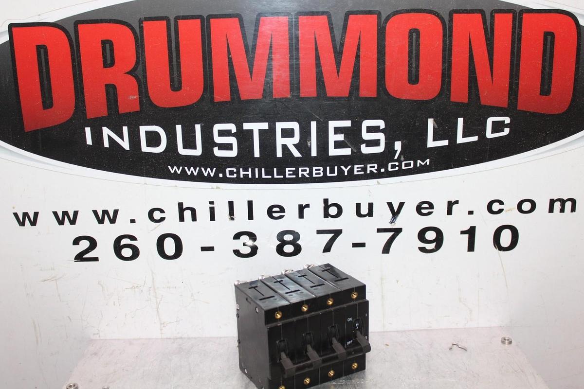 Used CBI CIRCUIT BREAKER D2AKXA0575 4-POLE 80 VDC 350 AMP 437.5 AMP TRIP D-2AAMX4NASX