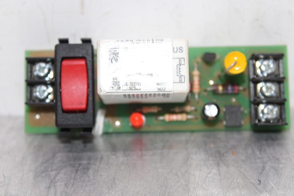 Used FUNCTIONAL DEVICES RELAY CIRCUIT BOARD RIBMU1S 120 VAC 30 VDC
