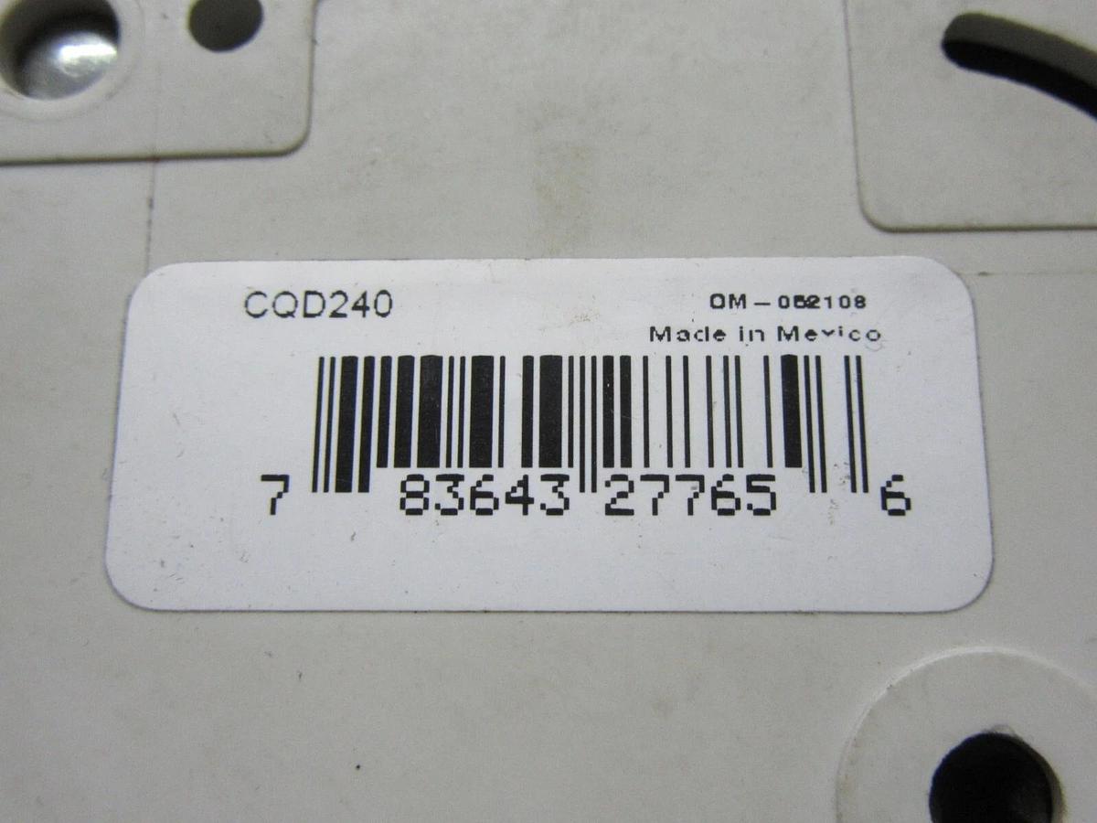 Used SIEMENS CIRCUIT BREAKER CQD240 480/277 VAC 40 AMP 2-POLE **WARRANTY**