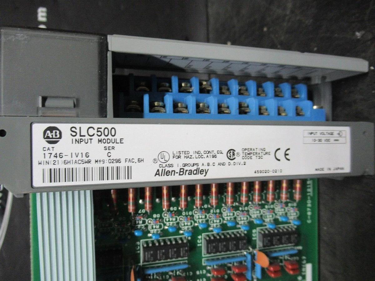ALLEN BRADLEY SLC-500 INPUT MODULE 1746-IV16 SER. C *NEW SURPLUS*