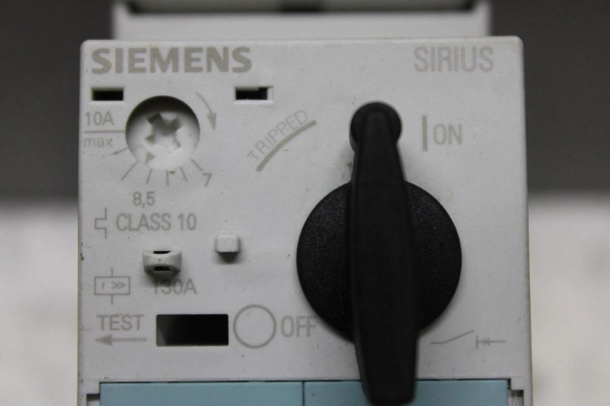 Used SIEMENS MANUAL MOTOR STARTER 3RV1021-1JA10 600 VOLT 7-10 AMP 10 HP *WARRANTY*