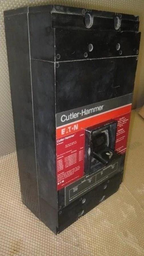 Used CUTLER HAMMER NS-Y BREAKER RED LABEL 1200 AMP MAX 600 VAC 3 POLE MODEL NS36120YA
