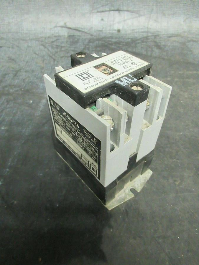 Used 20 AMP SQUARE D TYPE X RELAY 8501-XO-40 12 POLE **WARRANTY INCLUDED**