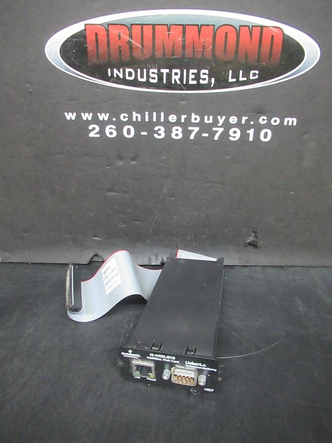 Used EMERSON LIEBERT INTELLISLOT WEB NETWORK CARD IS-WEBLBDS 200575G1 **WARRANTY**