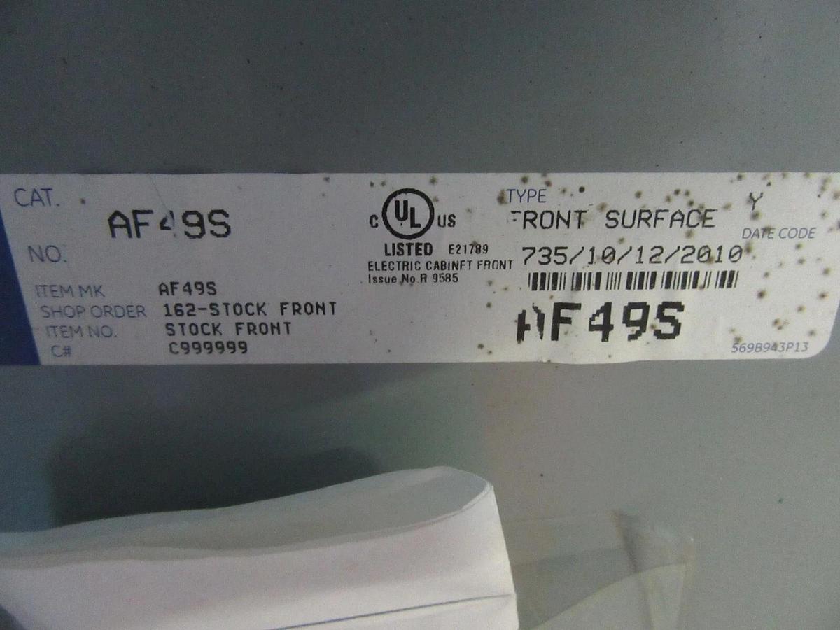 Used GE SERVICE PANEL AQF3421ABX 125 AMP 208Y/120 VOLT 3-PHASE W/ SURGE PROTECTOR