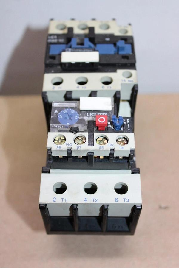 Used TELEMECANIQUE STARTER LC1-D25-10 600 VAC 50 AMP 30 HP 3-PHASE *WARRANTY*