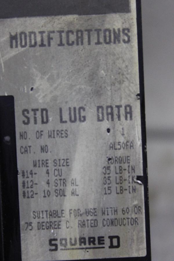 Used SQUARE D I-LINE CIRCUIT BREAKER FA34030 30 AMP 480 VOLT 3-POLE