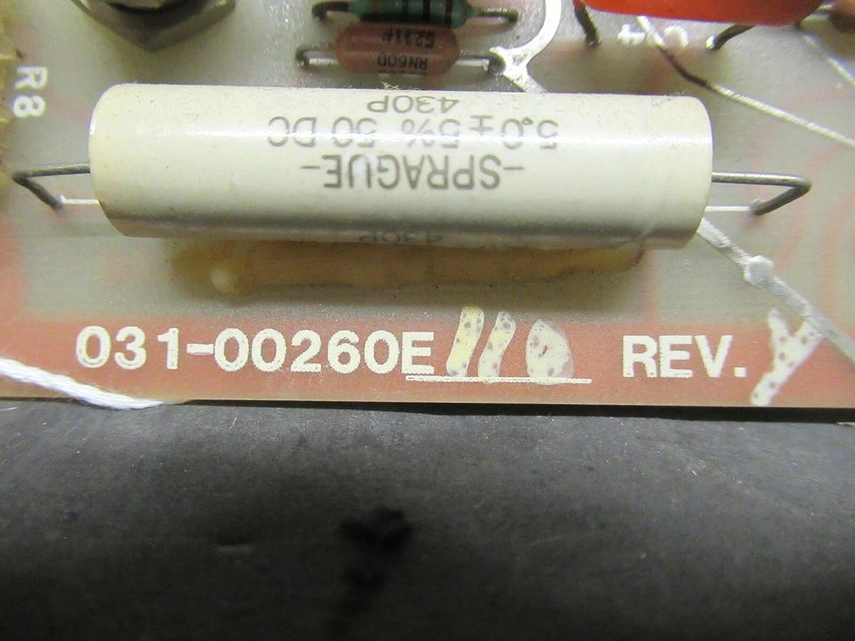 Used YORK CHILLER STARTER CONTROL BOARD 031-00260E-001 REV 1 / 031-00260E110 REV. Y