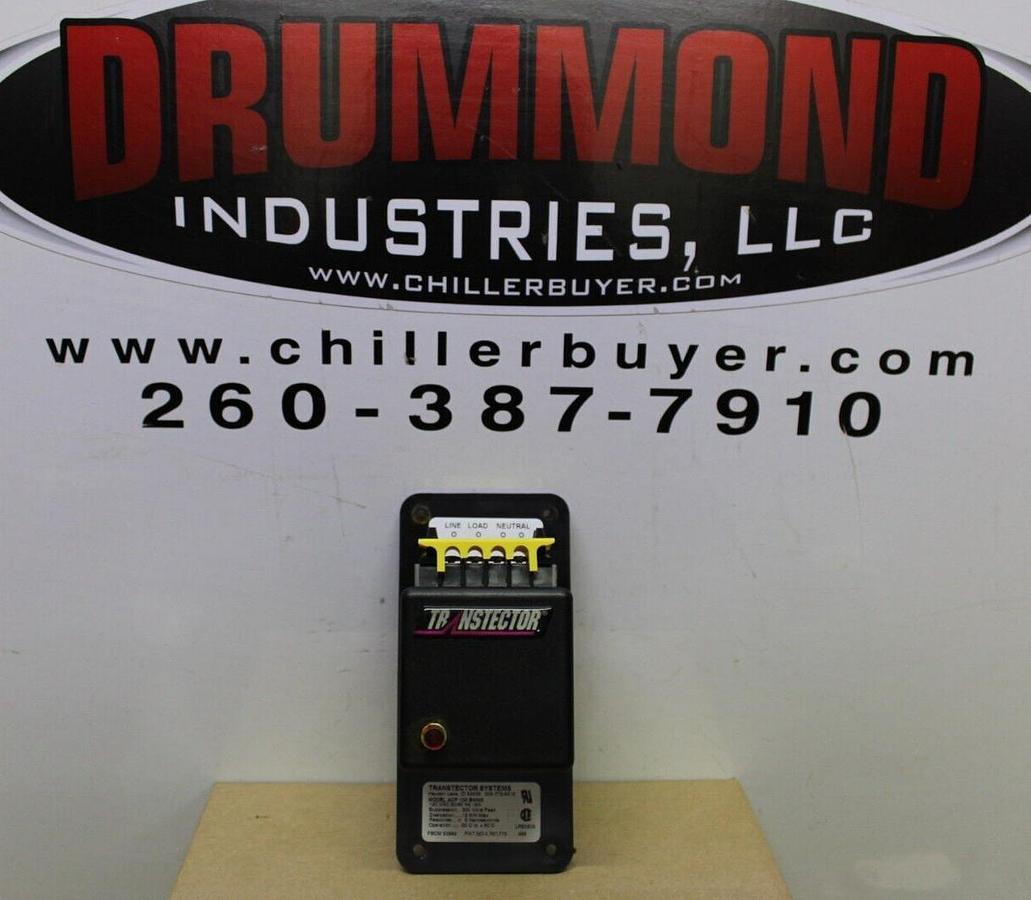 Used TRANSECTOR SYSTEMS SURGE PROTECTOR RELAY ACP-100-BWN3 120 VAC 15 AMP