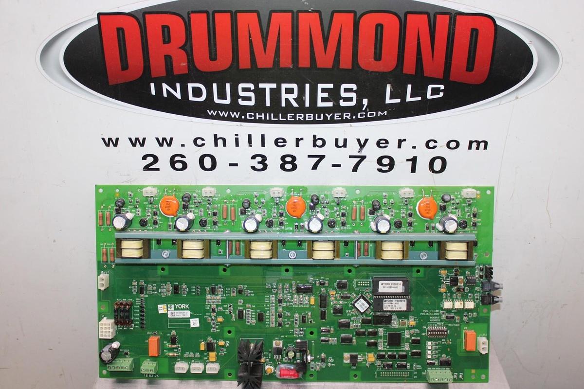 Used YORK CHILLER LOGIC CONTROL BOARD 031-02505-001 REV. H *WARRANTY*