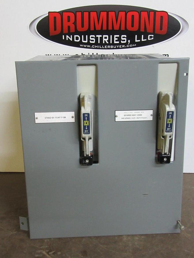 Used SQUARE D TWIN MCC FUSIBLE STARTER BUCKET 18" MODEL: 4 8998-KK-416 SER. A