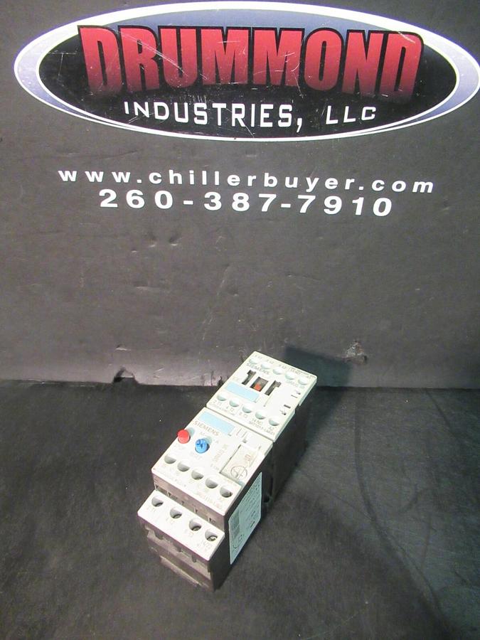Used SIEMENS STARTER 3RT1017-1AK61 20 AMP 600 VAC 10 HP W/ 3RU1116-1JB0 OVERLOAD
