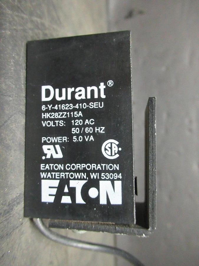 Used EATON DURANT TIME ELAPSED COUNTER 6-Y-41623-410-SEU HK28ZZ115A 120 VAC 5 VA