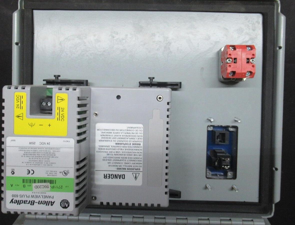 Used ALLEN-BRADLEY PANELVIEW-PLUS-600 2711P-T6C20D SER. B REV. A *ENCLOSURE*