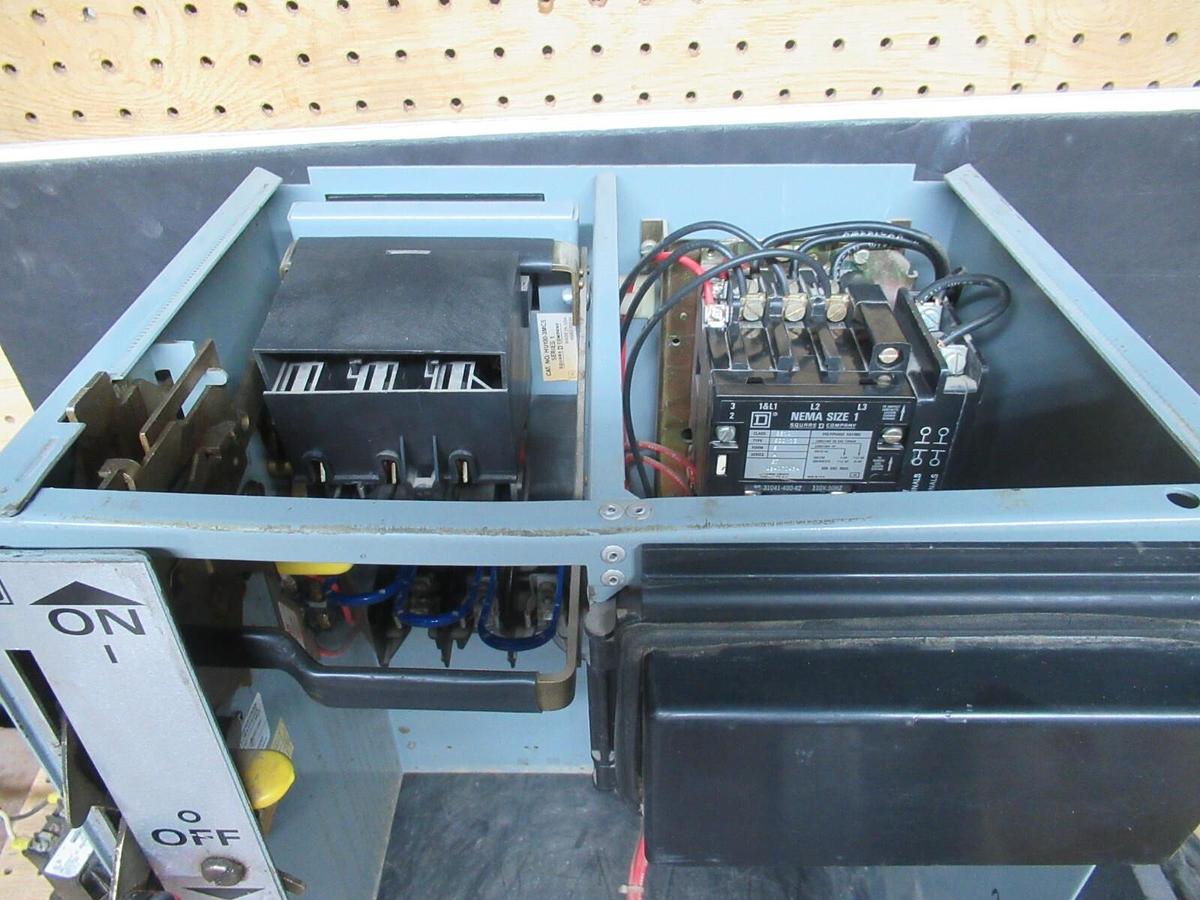 Used SQUARE D MCC MOTOR CONTROL STARTER 20" MODEL 5 W/ 8810SCO12 STARTER NEMA 1 10 HP