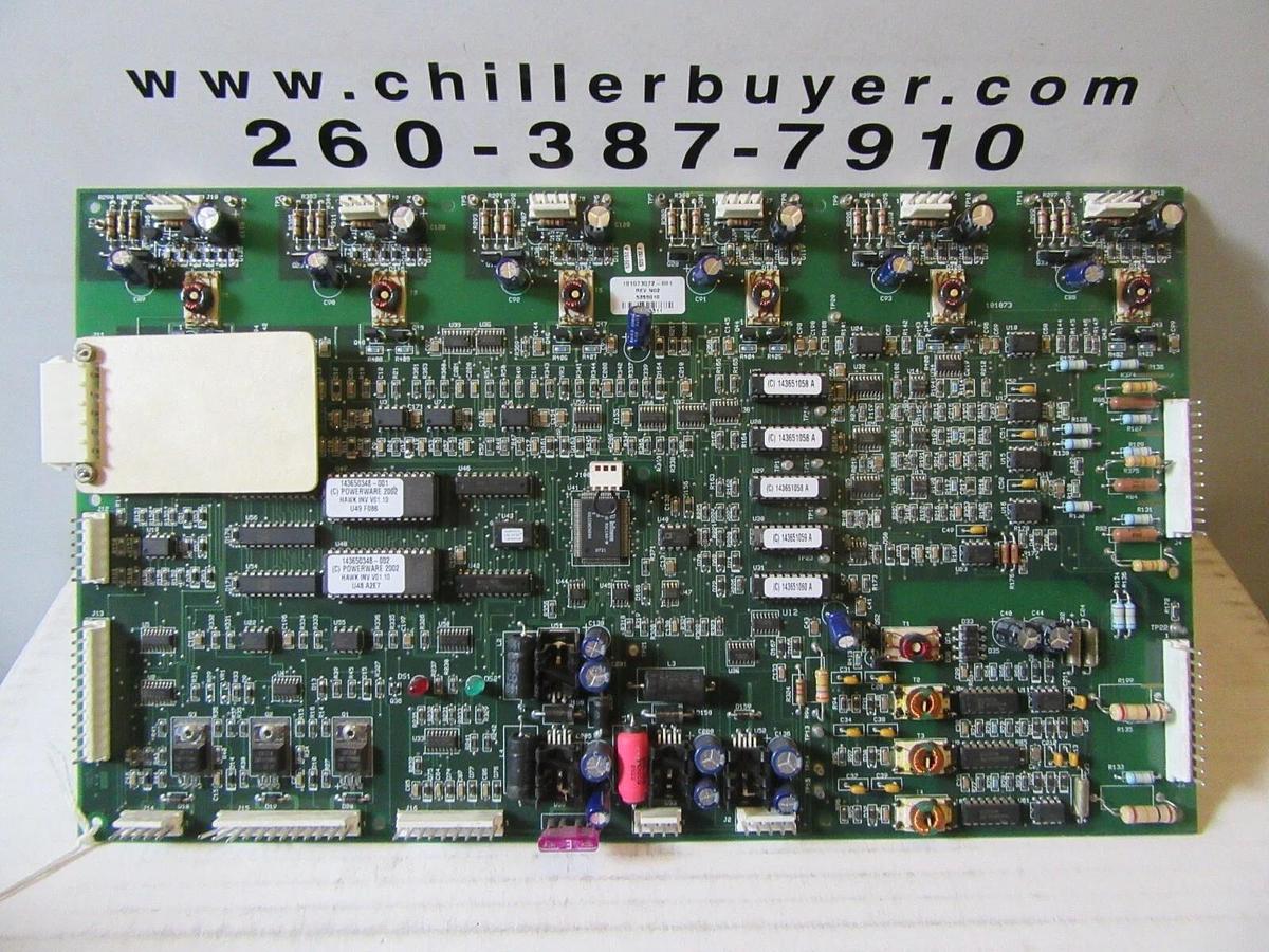 Used EXIDE / POWERWARE 101073072-001 REV N02 INVERTER CONTROL CIRCUIT BOARD
