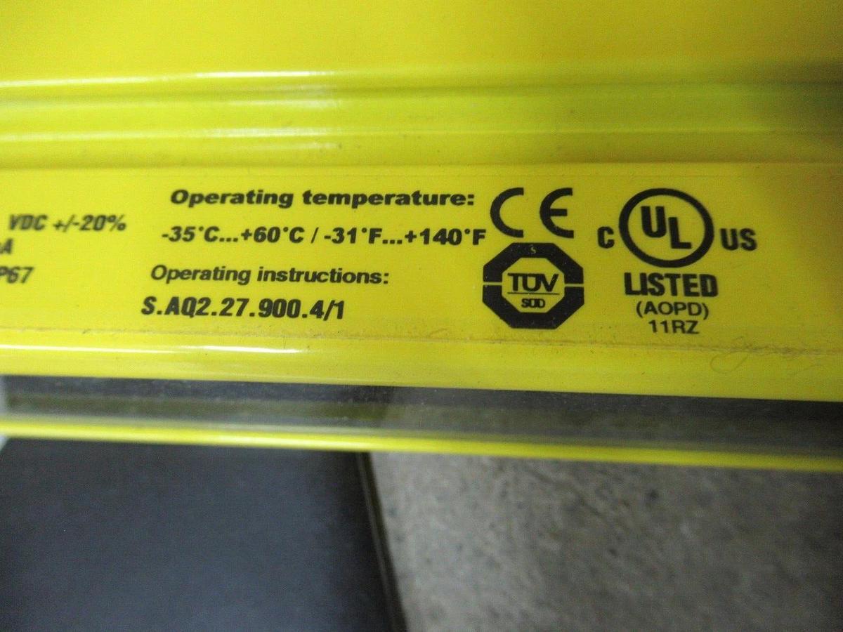 NIB CONTRINEX SAFETY LIGHT CURTAIN PAIR YBB-30S4-0400-G012 / YBB-30R4-0400-G012