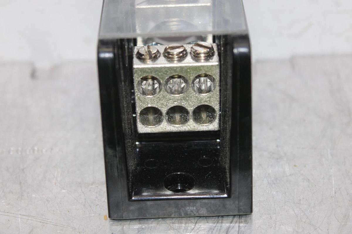 Used SQUARE D WIRE POWER DISTRIBUTION BLOCK 9080-LBC163106 1-POLE 380 AMP 600 VAC