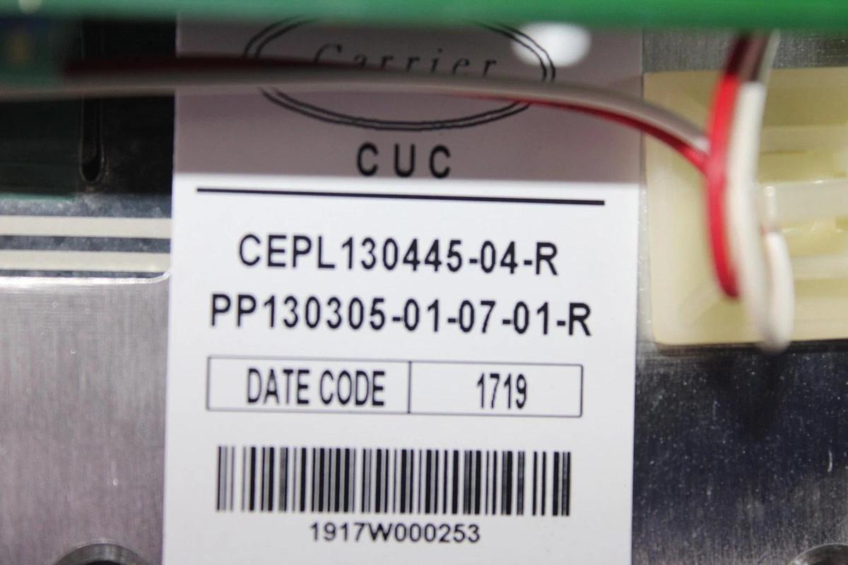 Used CARRIER COMFORT NETWROK CHILLER CONTROL INTERFACE DISPLAY 19XR04031552-19XRV