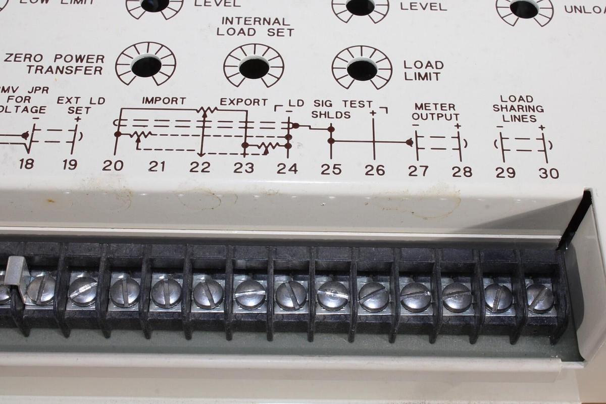 Used WOODWARD AUTOMATIC POWER TRANSFER & LOAD CONTROL 9905-007-N 115-230 VAC