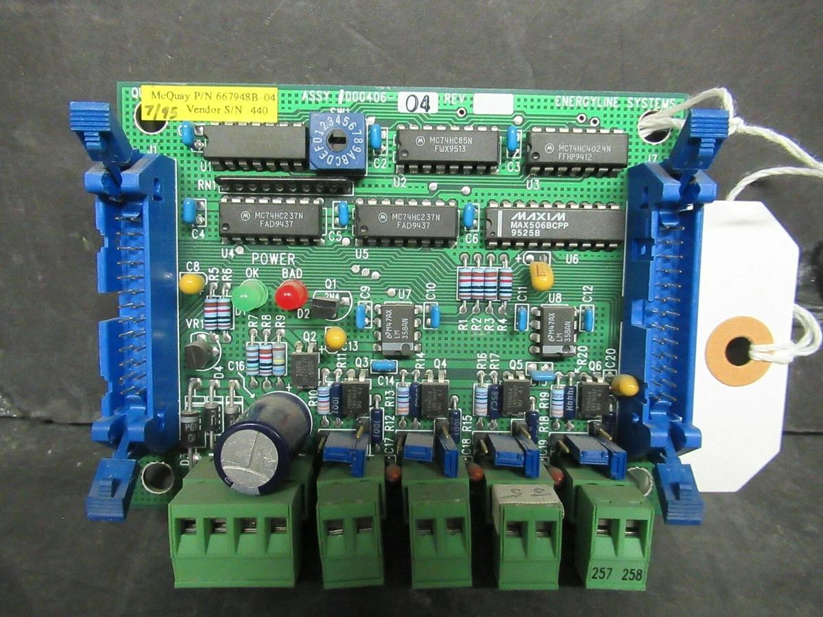 MCQUAY EXV CIRCUIT BOARD 667948B-04 006-000406-04 REV. B **WARRANTY INCLUDED**