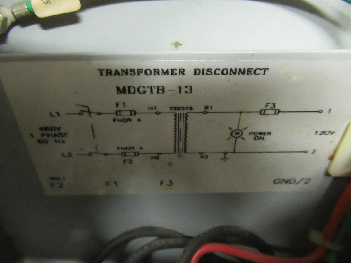 Used DAIKIN VOLTAGE TRANSFORMER MDGTB-13 480 VOLT SINGLE PHASE **WARRANTY**