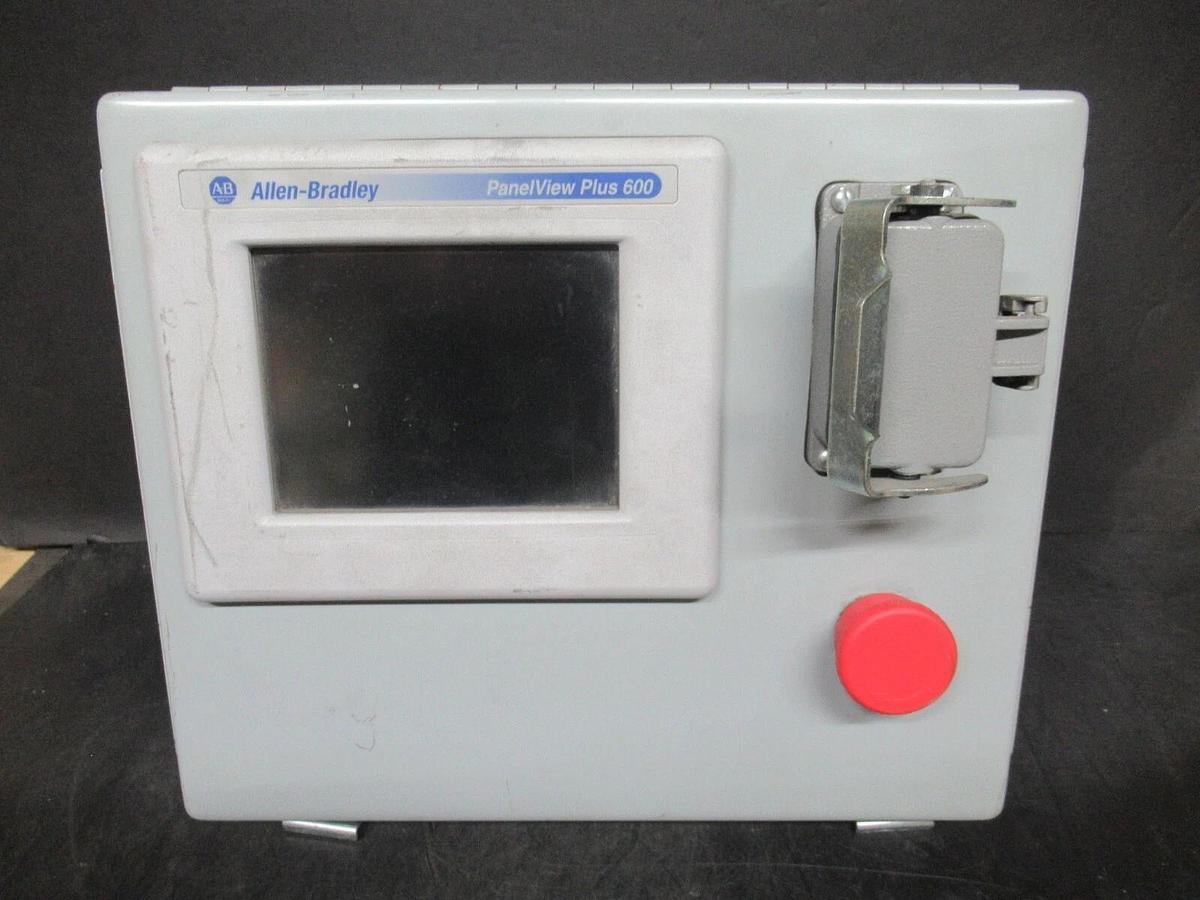 Used ALLEN-BRADLEY PANELVIEW-PLUS-600 2711P-T6C20D SER. B REV. A *ENCLOSURE*