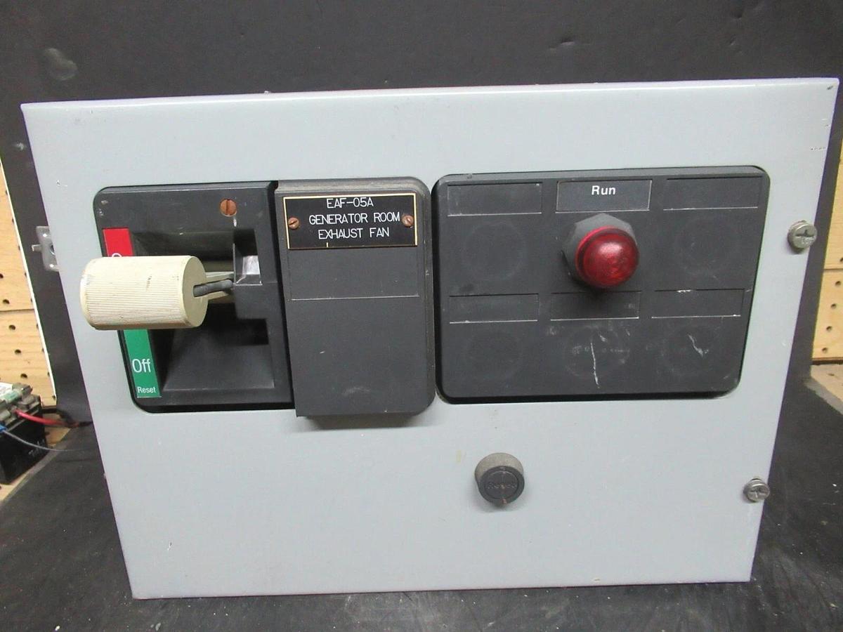 Used CUTLER HAMMER MOTOR STARTER CONTROL MODEL: 2100 12" W/ AE16ANS0 NEMA SIZE 0 3AMP