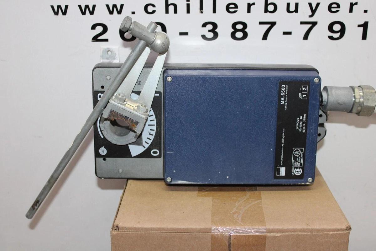 Used SIEBE ENVIROMENTAL CONTROLS MA-6503 24 VAC 3 WATT 50/60 HZ 133 IN/LBS *WARRANTY*