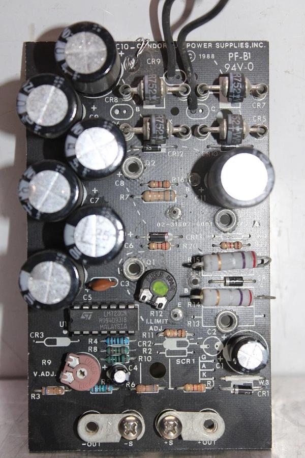 Used CONDOR DC POWER SUPPLIES CIRCUIT BOARD 02-31807-0001 REV. A **WARRANTY**