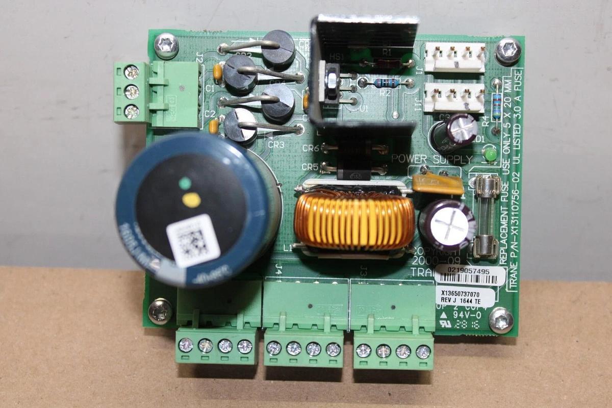 Used TRANE AIR CONDITIONING CONTROL BOARD X13650737070 REV. J *WARRANTY INCLUDED*