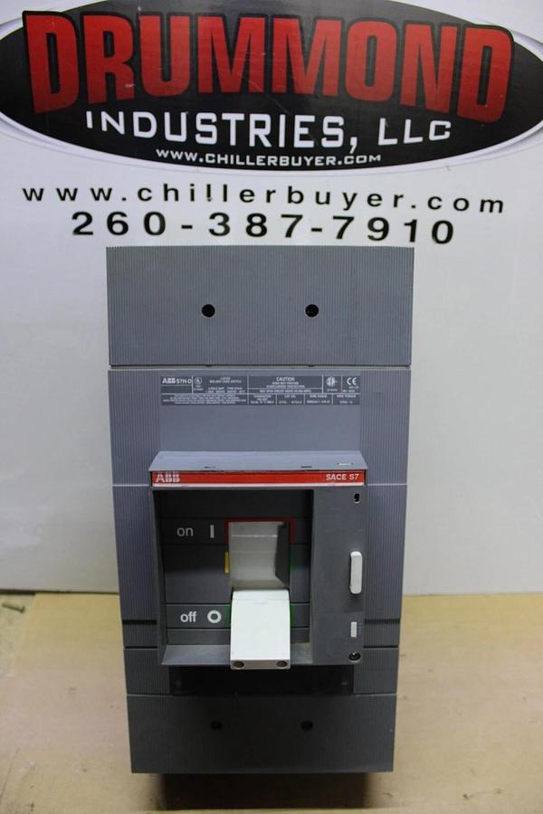 Used ABB MOLDED CASE SWITCH SACE S7H-D 1200 AMP 600 VOLT 3-POLE SACE S7